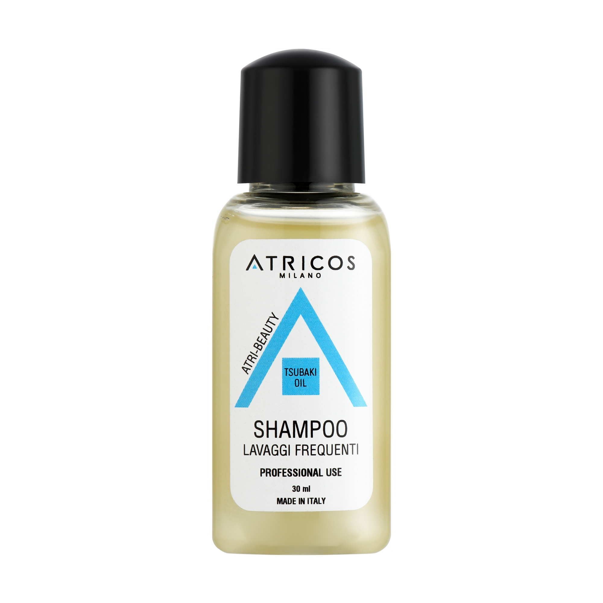 Шампунь для щоденного використання Atricos Milano Atri-Beauty Frequent Use Shampoo з олією цубакі, 30 мл